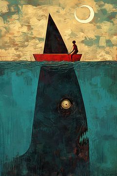 Sailing the Deep Gaze van ARTEO Schilderijen