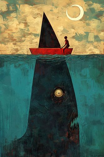 Segeln auf dem tiefen Blick