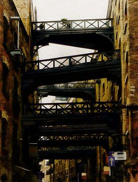 Shad Thames In The Shadows van Dorothy Berry-Lound