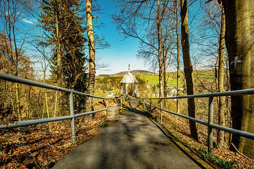Landscape in the Erzgebirge in Annaberg Buchholz