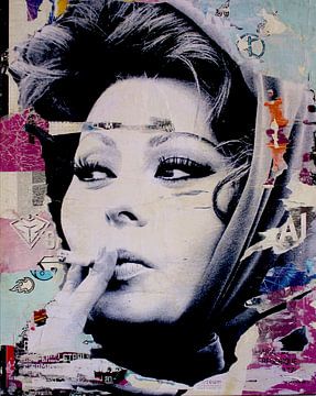 Sophia Loren is Smoking by Michiel Folkers