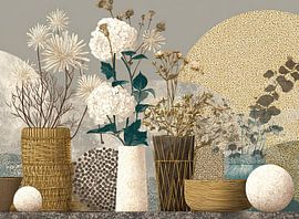 Blumenvasen von Blickfänger Gemälde