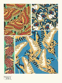 Emile-Allain Séguy - Butterflies 02 by Old Masters