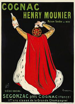 Leonetto Cappiello - Cognac Henry Mounier (ca. 1910) van Peter Balan