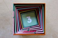 Square spiral with number 3 (three) colourful by hou2use thumbnail