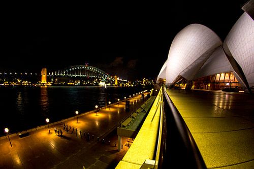 Aussie icons together at night von Thijs Struijlaart