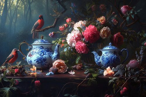 Exotische Eleganz im Dschungel