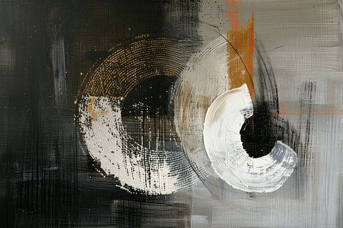 Modern abstract in wabi-sabi stijl