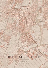 Stadtplan von Heemstede von Stef van Campen