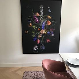 Customer photo: Dutch Love by Fine Art Flower - Artist Sander van Laar, on canvas