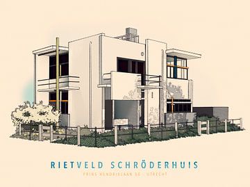 Rietveld Schröder House by Gilmar Pattipeilohy