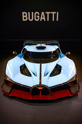 Bugatti Bolide sportwagen voor op het circuit