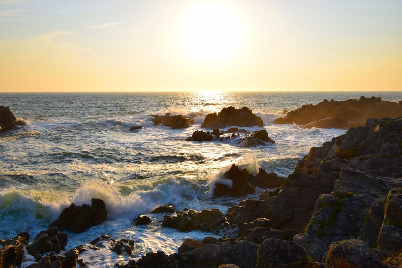 A romantic sunset on the rugged Atlantic coast by Studio LE-gals