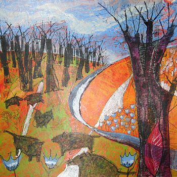 arbres têtards et porcs forestiers