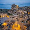 Matera - Sassi nach dem Sonnenuntergang von t.ART