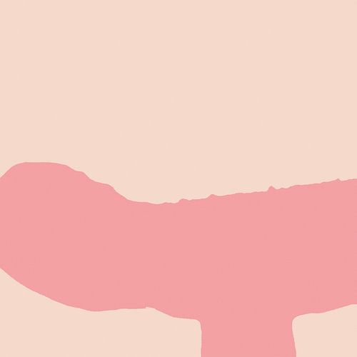 Kinoko - Grafik abstrakter Druck Pilz