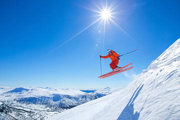 Freestyle Ski Myrkdalen Norwegen von Menno Boermans