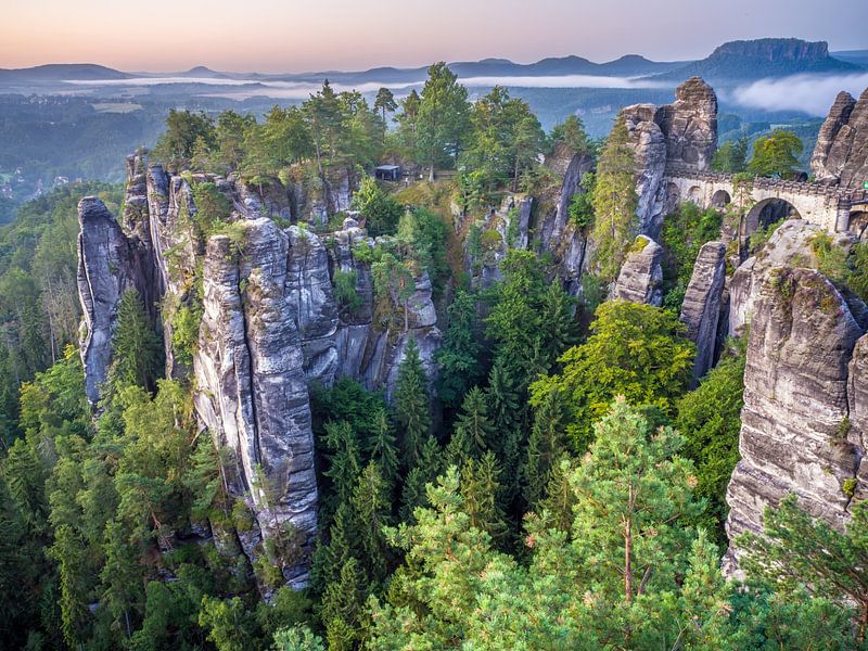 Felsenburg Neurathen und Basteibrücke von t.ART
