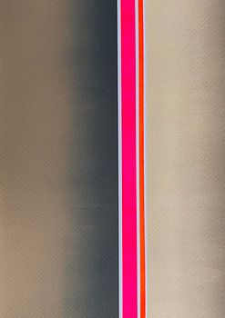 Fade — Neon Stripe Art Print | House He[art]