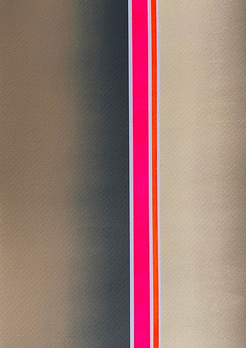 Fade – Neon-Streifen-Kunstdruck | House He[art]
