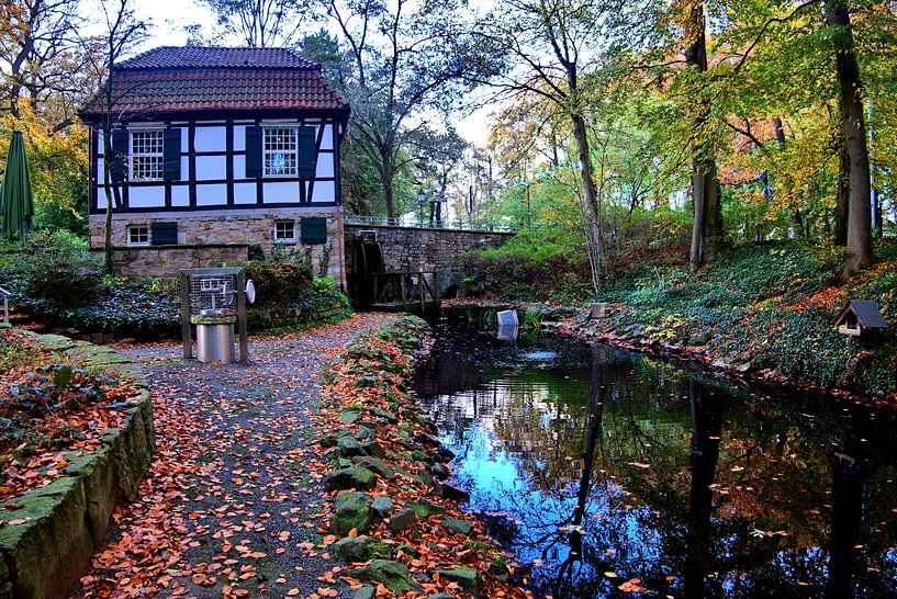Moulin à eau de Lippholthausen - vue de face par Edgar Schermaul