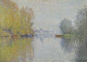 Herbst an der Seine, Argenteuil, Claude Monet von Meisterhafte Meister Miniaturansicht