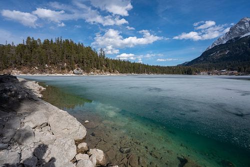 Eibsee in de winter