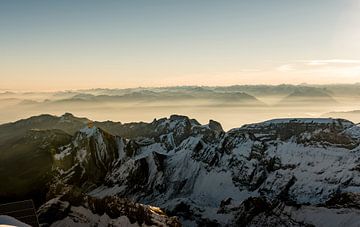 Alpen uitzicht van Manuel Gratl