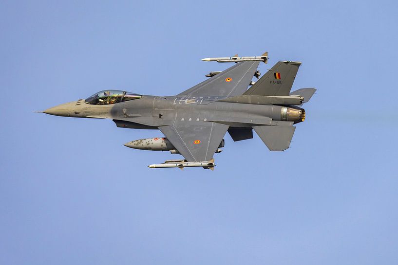 F-16 Fighting Falcon (General Dynamics F-16 Fighting Falcon), Belgium. by Gert Hilbink