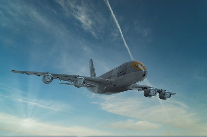 BLUE WHALE AIRPLANE 02 by HMS