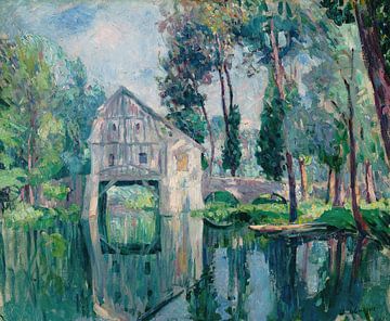 De molen (circa 1907) van Peter Balan