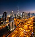 Dubai-skyline van Achim Thomae thumbnail