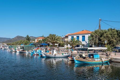 Haven van Skala Kallonis op Lesbos 