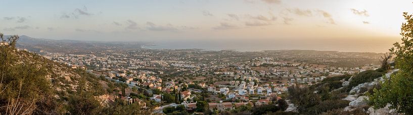 Panorama Paphos Zypern von Whitney van Schyndel