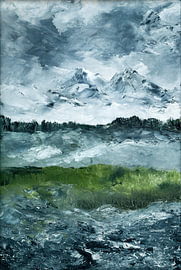Landschapsstudie De Heide, August Strindberg