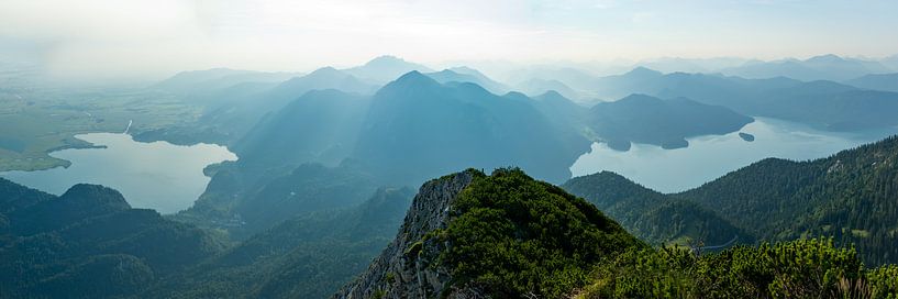 Panoramic photo from the summit of Herzogstand by Hans-Heinrich Runge