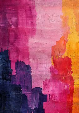 Peinture abstraite multicolore Moderne No 9 sur Niklas Maximilian