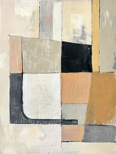 Modern abstract schilderij