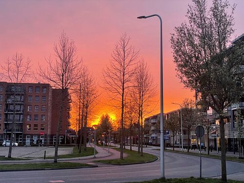 Zonsondergang Hoogeveen
