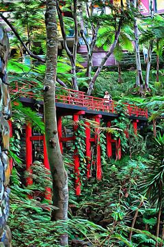 Oriental Gardens Madeira 3 van Dorothy Berry-Lound