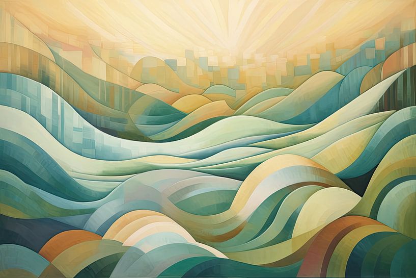 Landscape abstract by Bert Nijholt