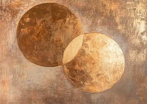 Texture dorée | Cercles dorés