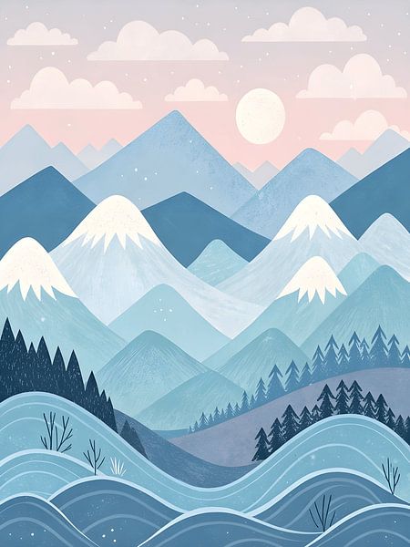 Winter Serenity van Artistic
