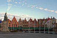 Bruges, la grand-place  par Michel De Pourcq Aperçu