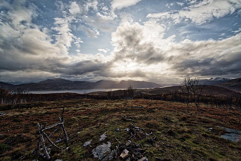 Landschaft mit Wolken von Glenn Vlekke