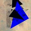 Beweging - abstracte geometrie van Frank Andree