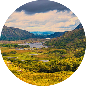 Panorama foto van de Ladies View in Killarney Nationaal Park van Henk Meijer Photography