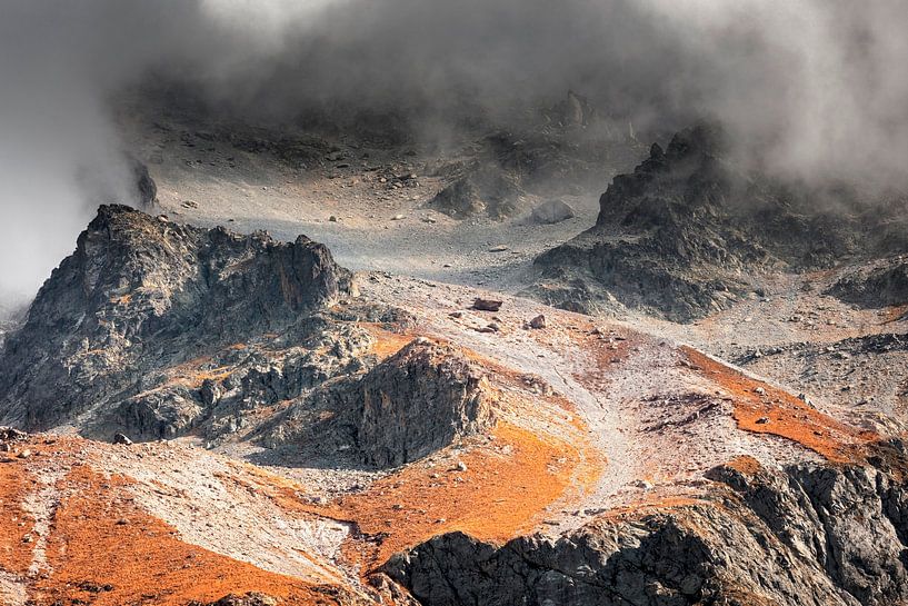 Alpen in de herfst van Ko Hoogesteger