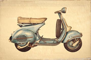 The Vintage Vespa II by Martin Bergsma