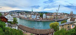 Zurich stadsgezicht panorama sur Dennis van de Water